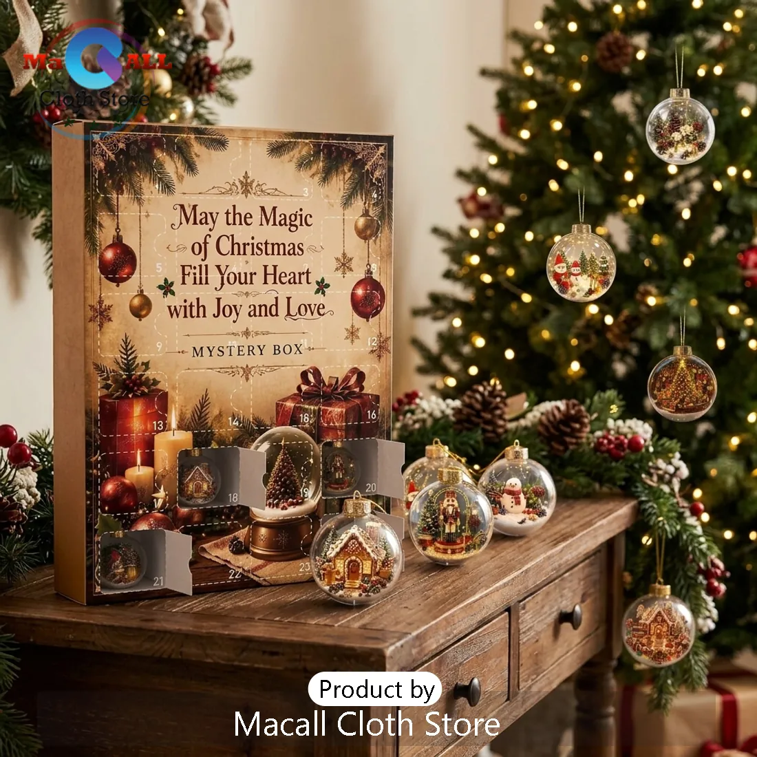 Christmas Countdown Advent Calendar Mystery Box Christmas Countdown Advent Calendar Mystery Box