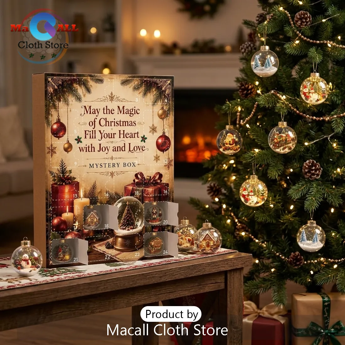 Christmas Countdown Advent Calendar Mystery Box Christmas Countdown Advent Calendar Mystery Box