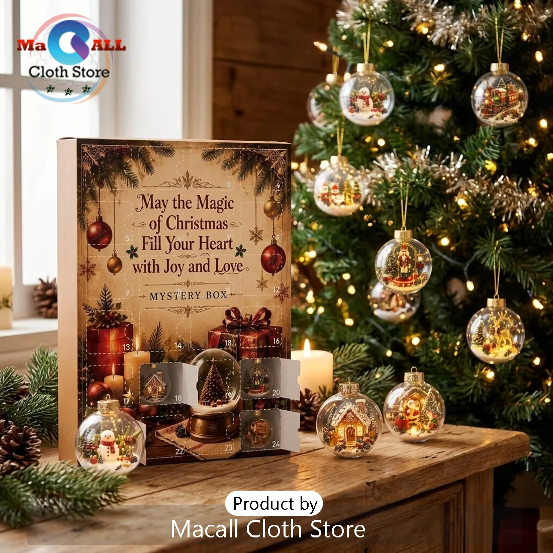 Christmas Countdown Advent Calendar Mystery Box Christmas Countdown Advent Calendar Mystery Box