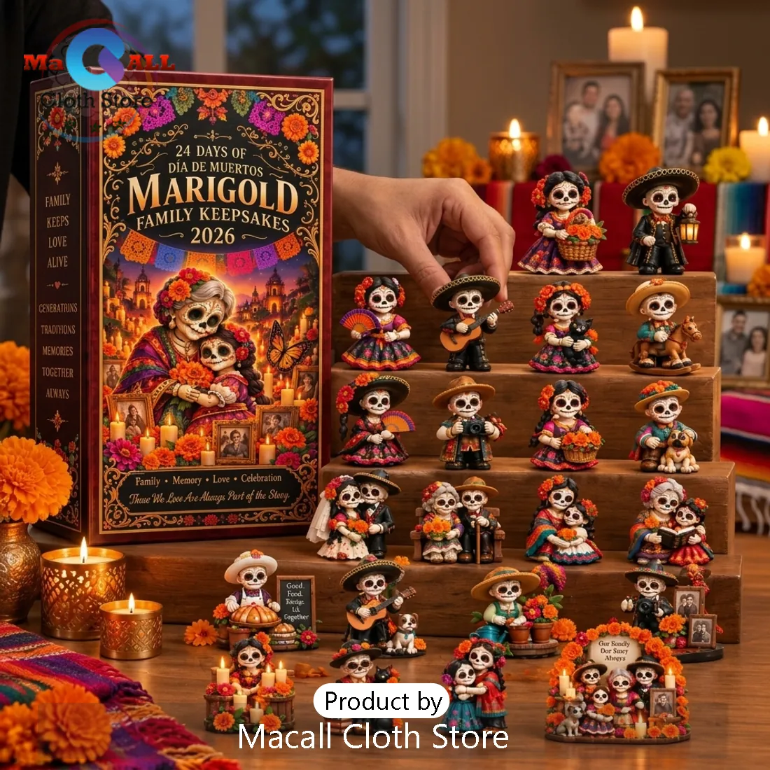 24 Days of Día de Muertos Marigold Advent Calendar 24 Days of Día de Muertos Marigold Advent Calendar