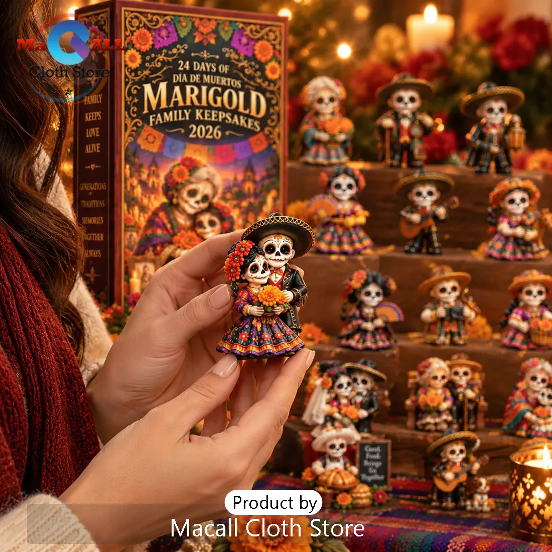 24 Days of Día de Muertos Marigold Advent Calendar 24 Days of Día de Muertos Marigold Advent Calendar