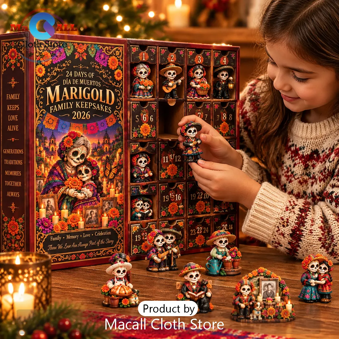 24 Days of Día de Muertos Marigold Advent Calendar 24 Days of Día de Muertos Marigold Advent Calendar