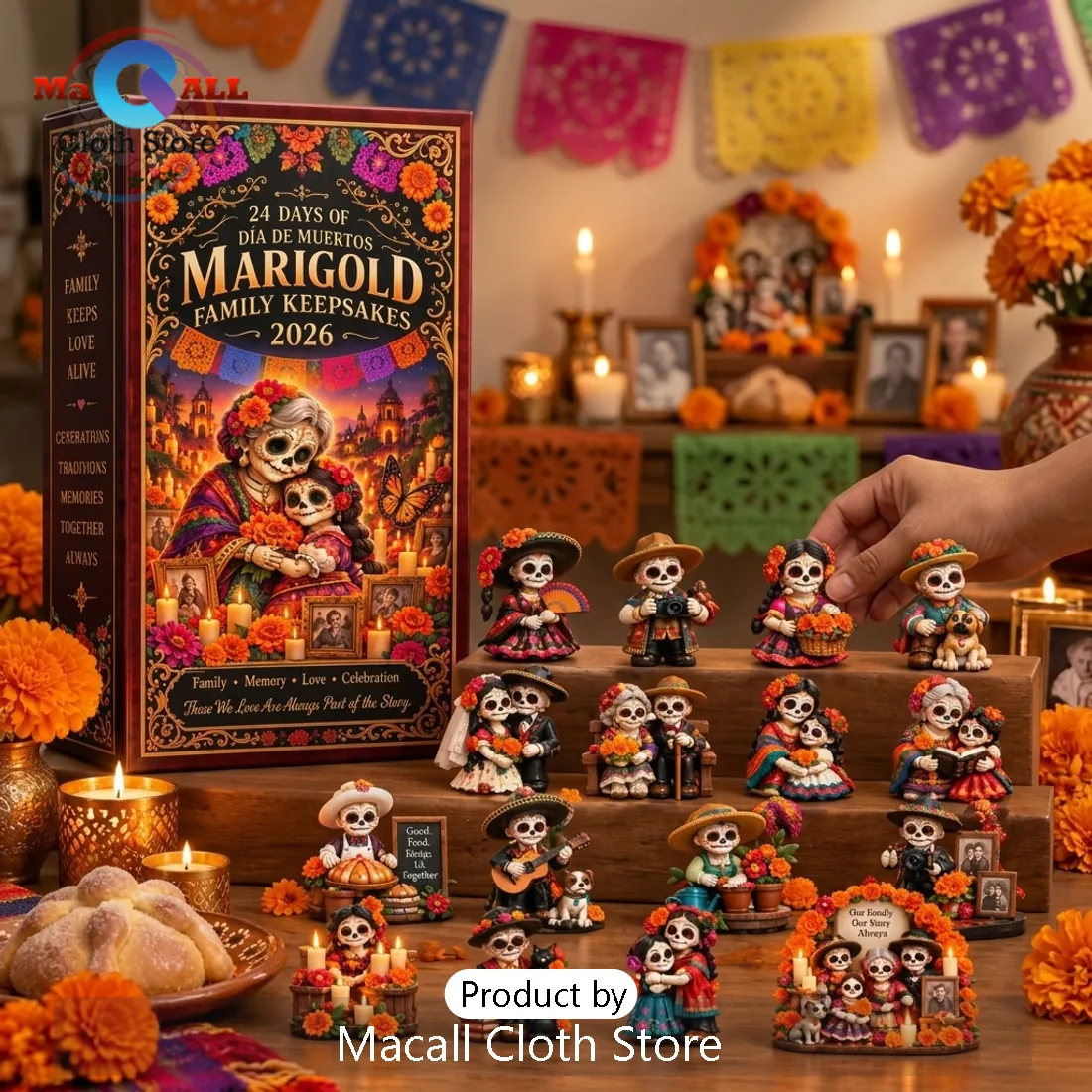 24 Days of Día de Muertos Marigold Advent Calendar 24 Days of Día de Muertos Marigold Advent Calendar
