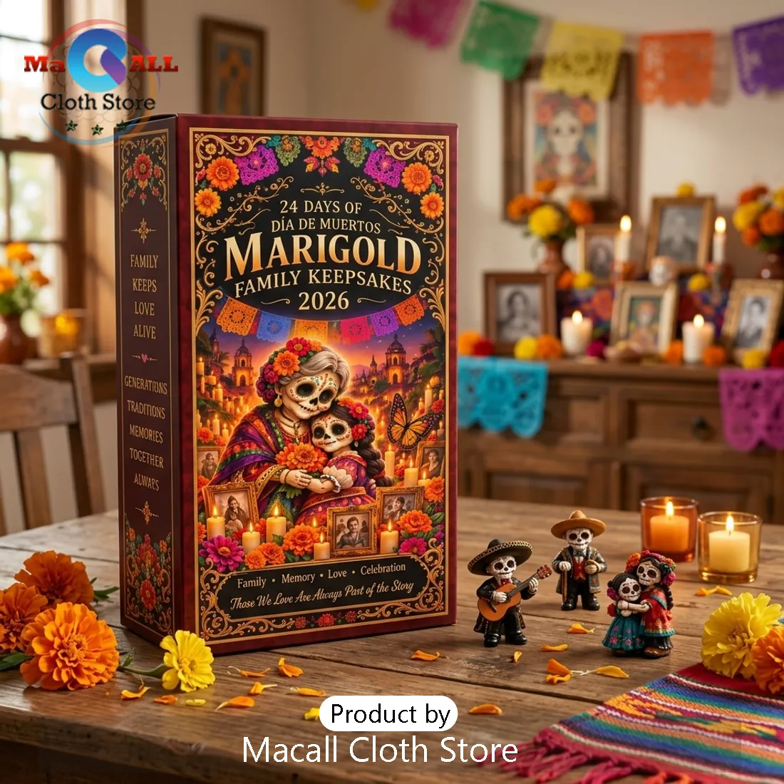 24 Days of Día de Muertos Marigold Advent Calendar 24 Days of Día de Muertos Marigold Advent Calendar