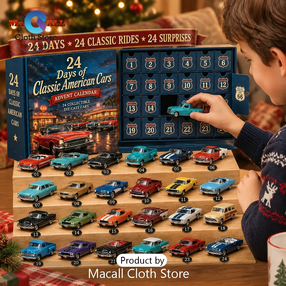 24 Days of Classic American Cars Advent Calendar 24 Days of Classic American Cars Advent Calendar