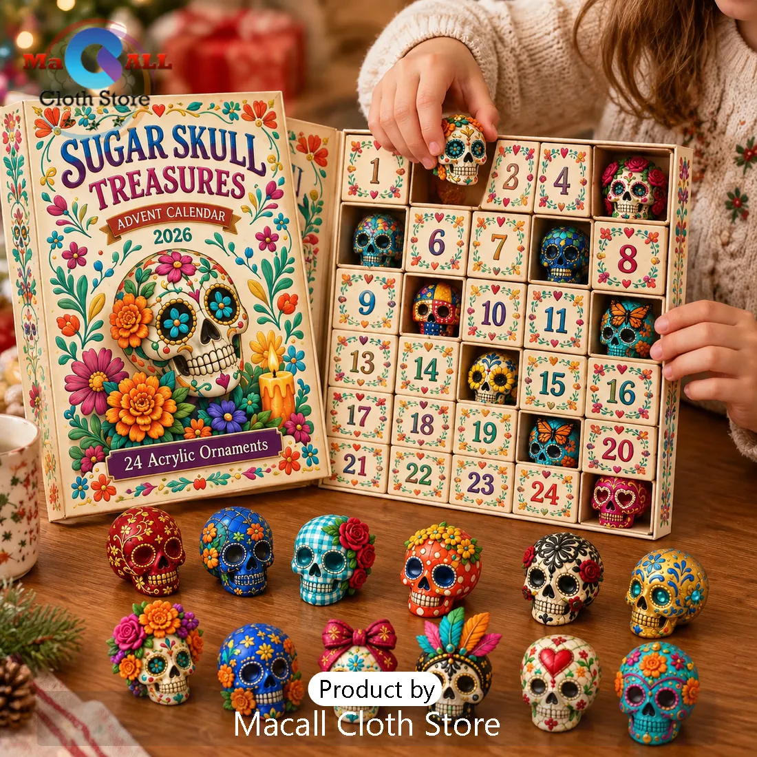 24 Days of Sugar Skull Treasures Advent Calendar 24 Days of Sugar Skull Treasures Advent Calendar