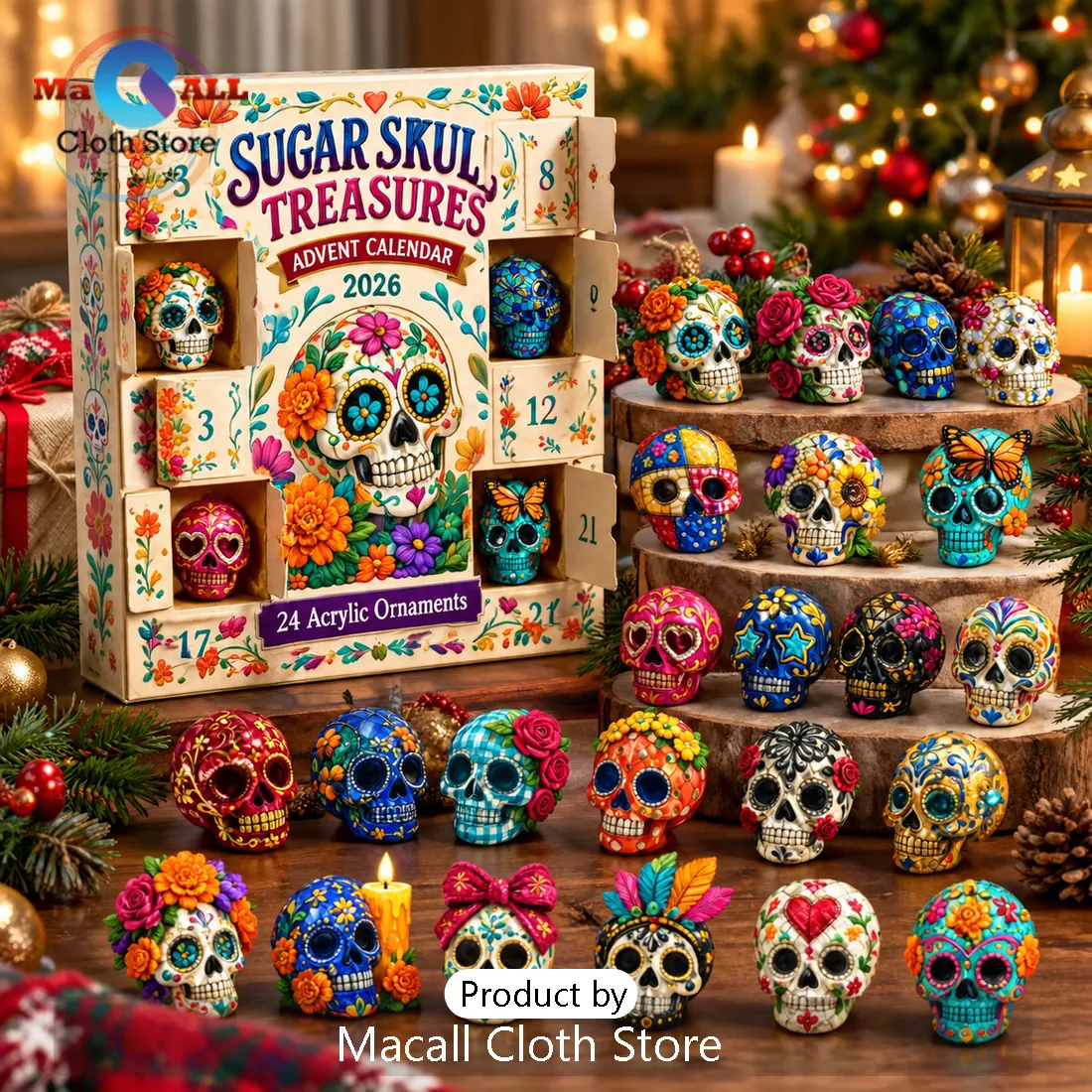 24 Days of Sugar Skull Treasures Advent Calendar 24 Days of Sugar Skull Treasures Advent Calendar