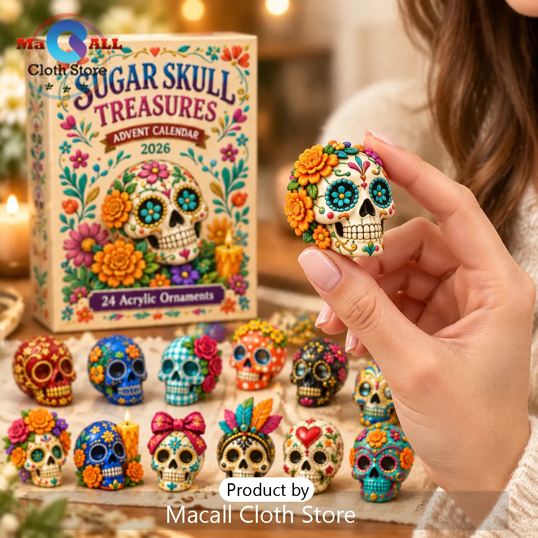 24 Days of Sugar Skull Treasures Advent Calendar 24 Days of Sugar Skull Treasures Advent Calendar