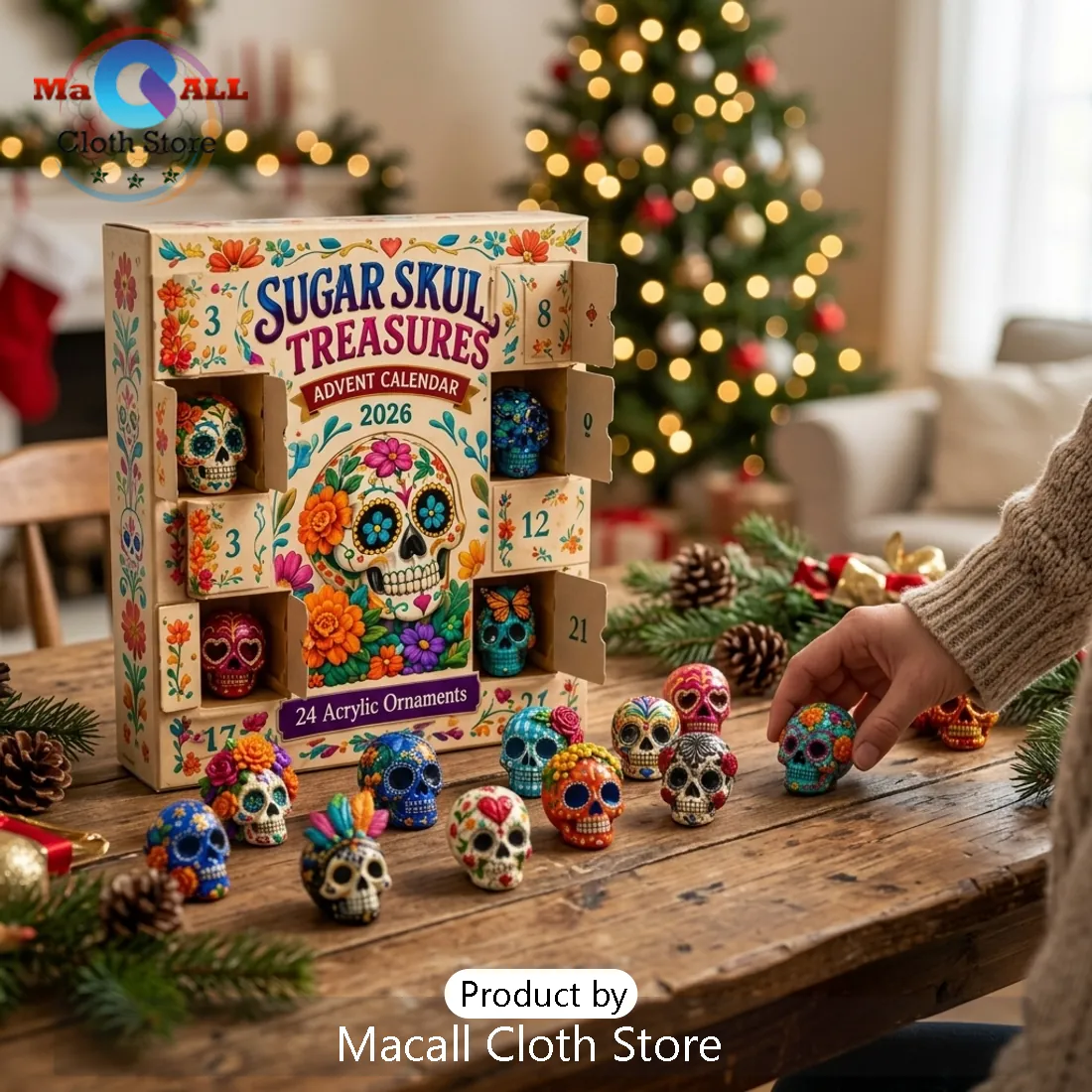 24 Days of Sugar Skull Treasures Advent Calendar 24 Days of Sugar Skull Treasures Advent Calendar