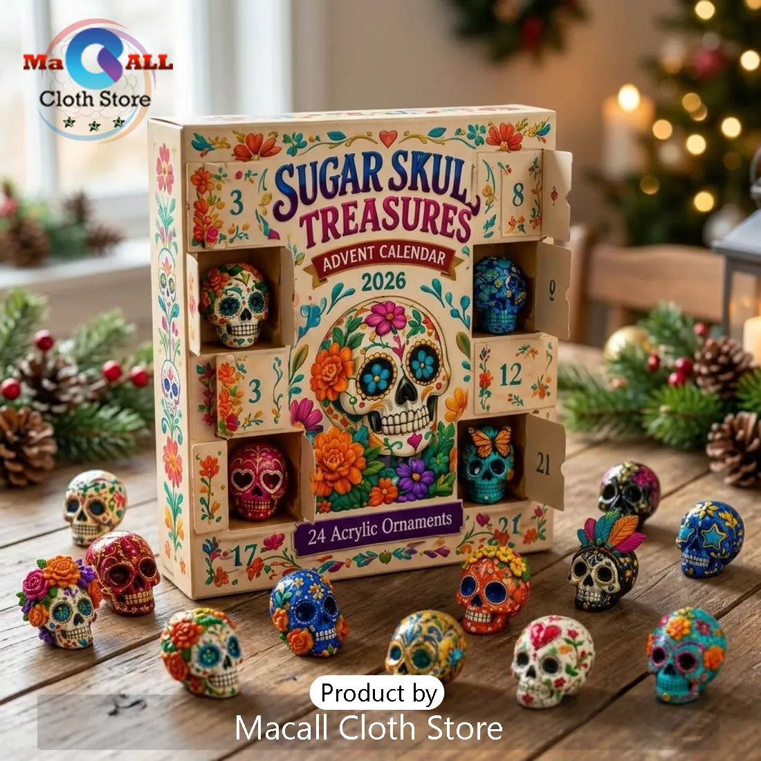 24 Days of Sugar Skull Treasures Advent Calendar 24 Days of Sugar Skull Treasures Advent Calendar
