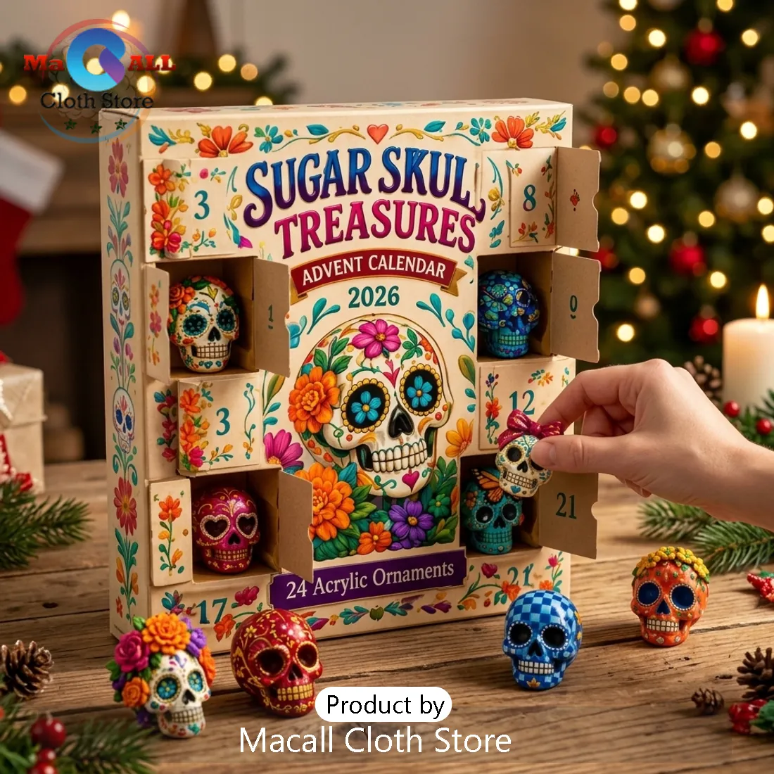 24 Days of Sugar Skull Treasures Advent Calendar 24 Days of Sugar Skull Treasures Advent Calendar