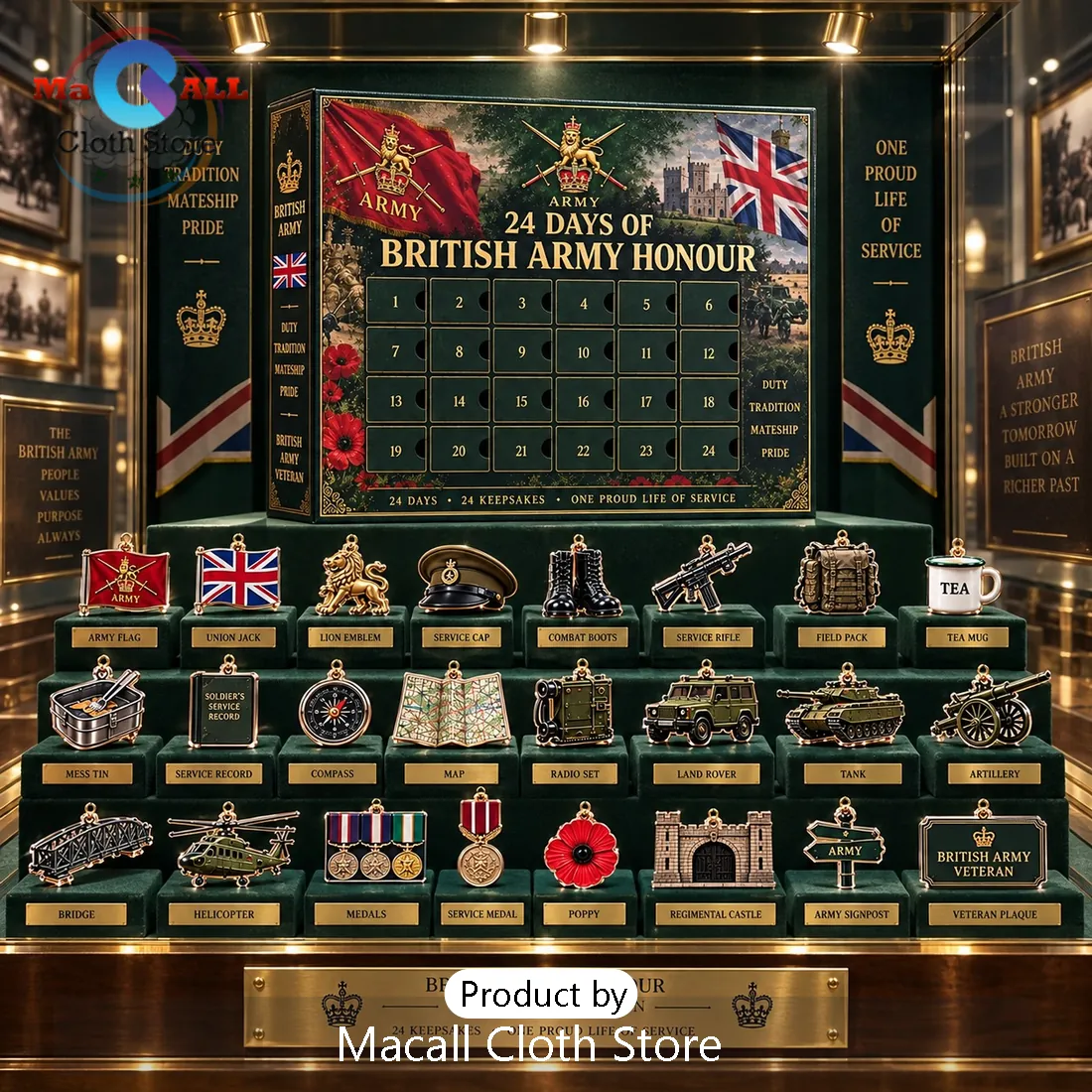 24 Days of British Army Honour Advent Calendar 24 Days of British Army Honour Advent Calendar