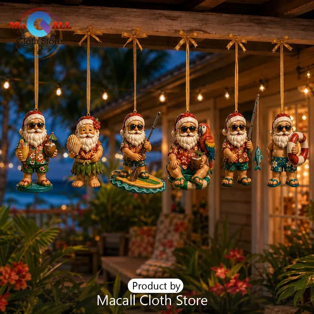 Tropical Santa Claus Countdown Advent Calendar Tropical Santa Claus Countdown Advent Calendar
