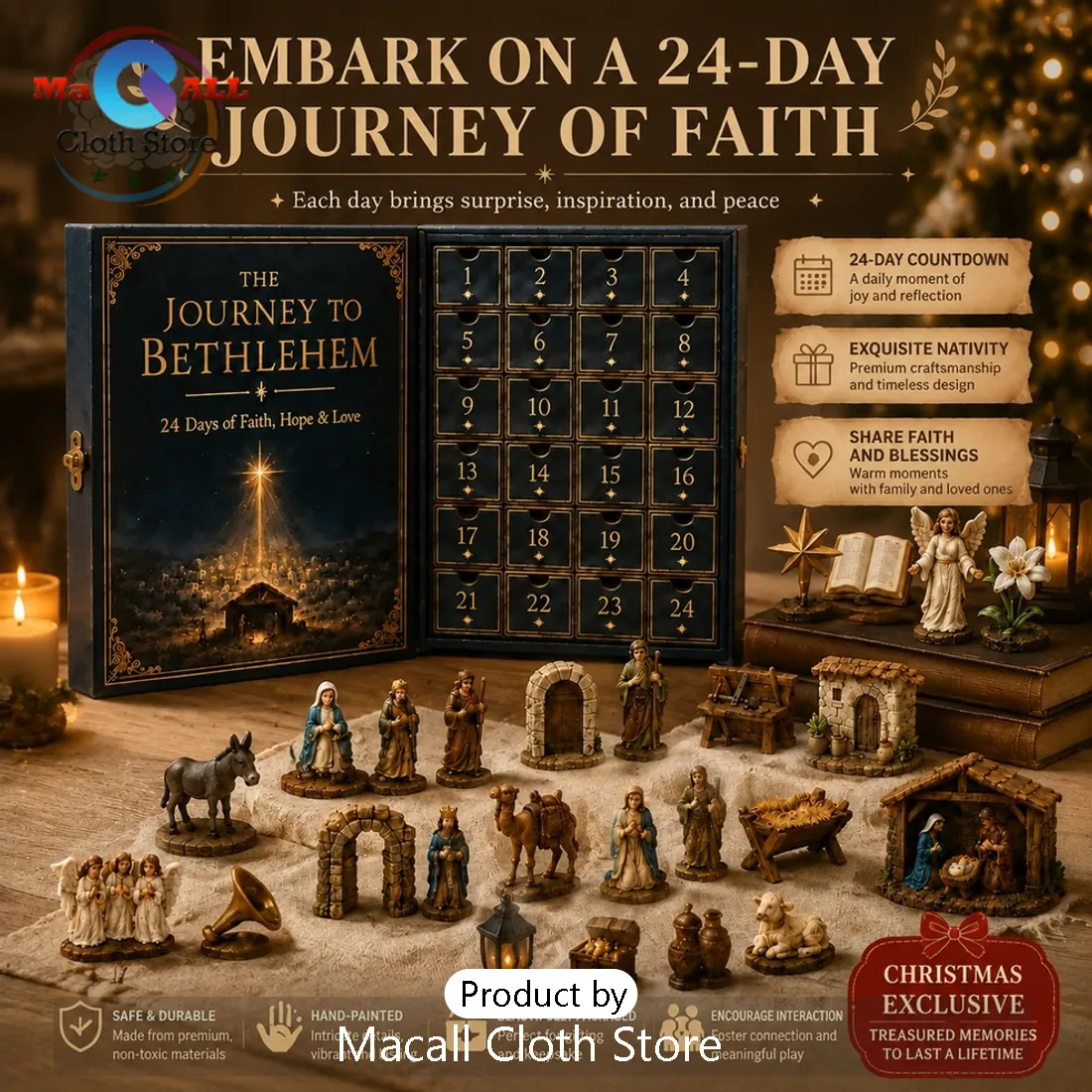 The Journey To Bethlehem Nativity Advent Calendar The Journey To Bethlehem Nativity Advent Calendar