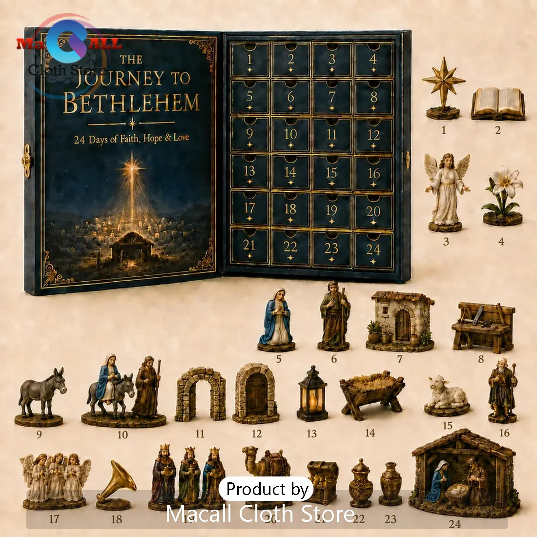 The Journey To Bethlehem Nativity Advent Calendar The Journey To Bethlehem Nativity Advent Calendar
