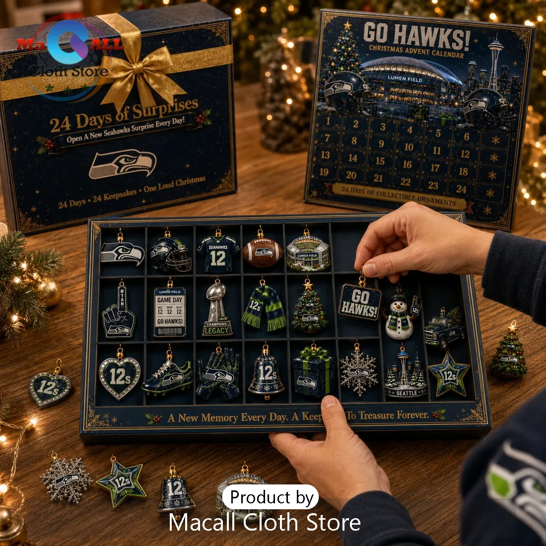 Seattle Seahawks Football Advent Calendar Seattle Seahawks Football Advent Calendar