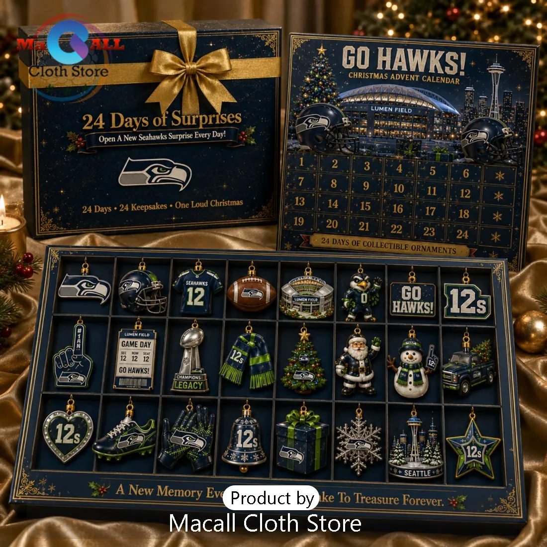 Seattle Seahawks Football Advent Calendar Seattle Seahawks Football Advent Calendar