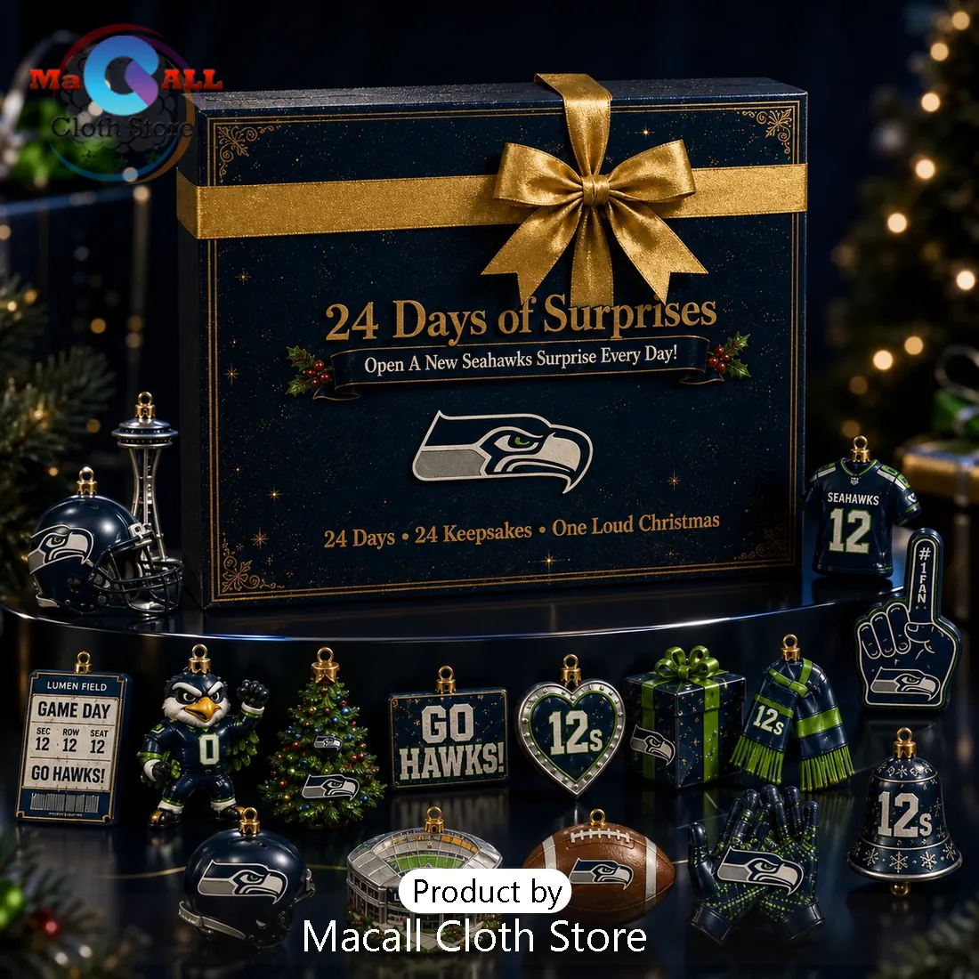 Seattle Seahawks Football Advent Calendar Seattle Seahawks Football Advent Calendar