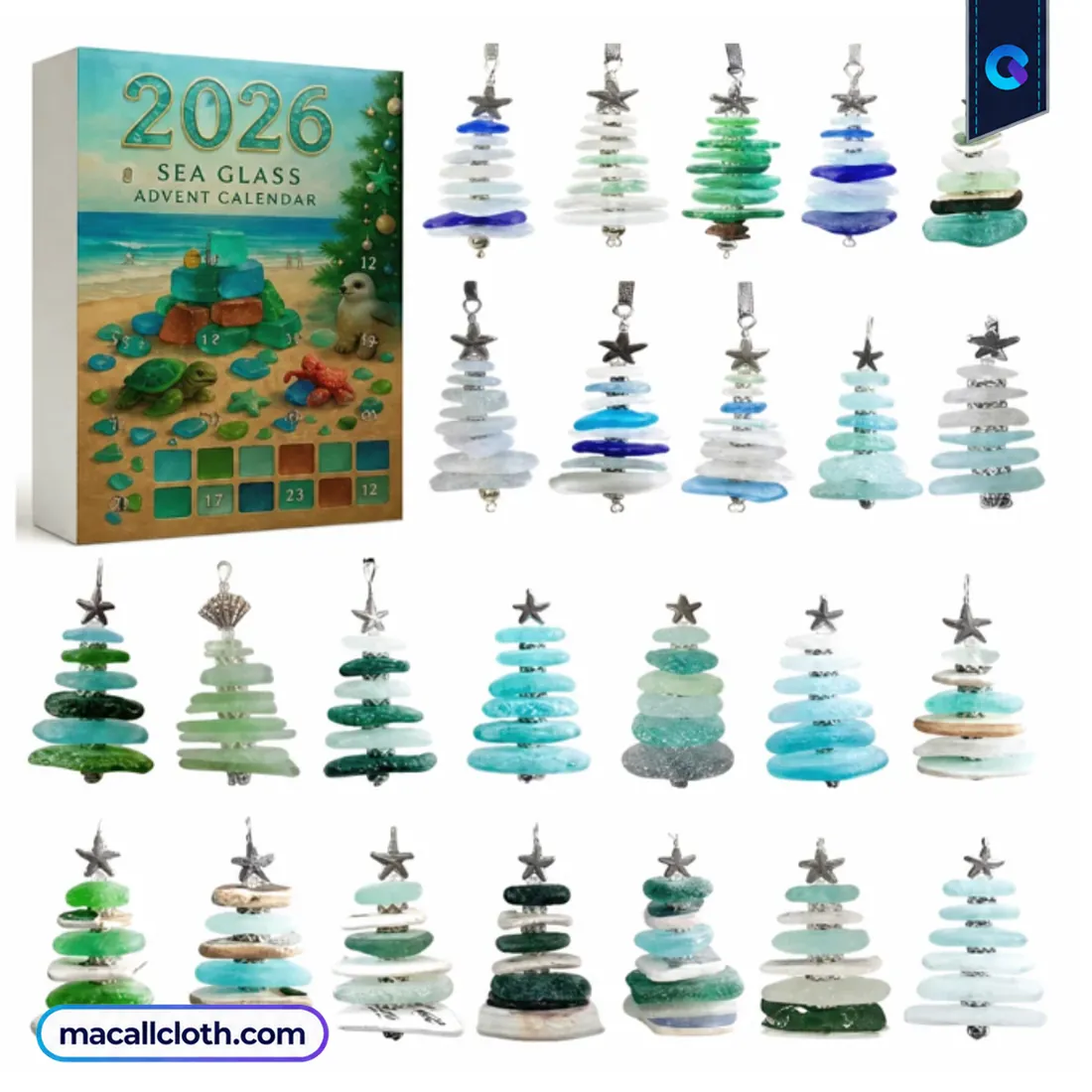 Sea Glass Advent Calendar Sea Glass Advent Calendar
