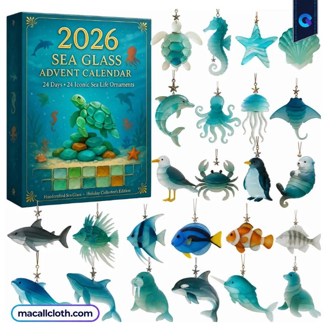 Sea Glass Sea Life Advent Calendar 2026 Sea Glass Sea Life Advent Calendar 2026