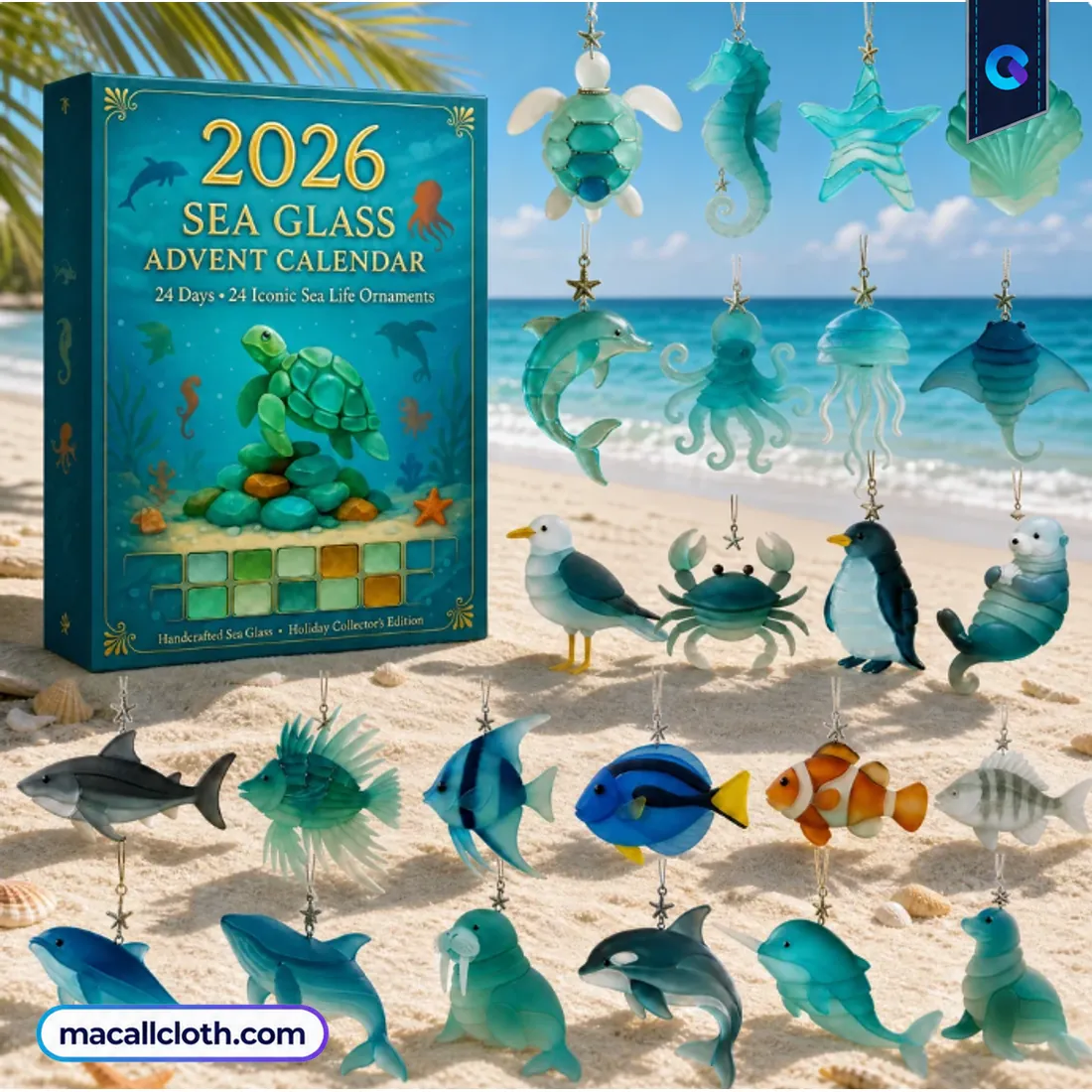Sea Glass Sea Life Advent Calendar 2026 Sea Glass Sea Life Advent Calendar 2026