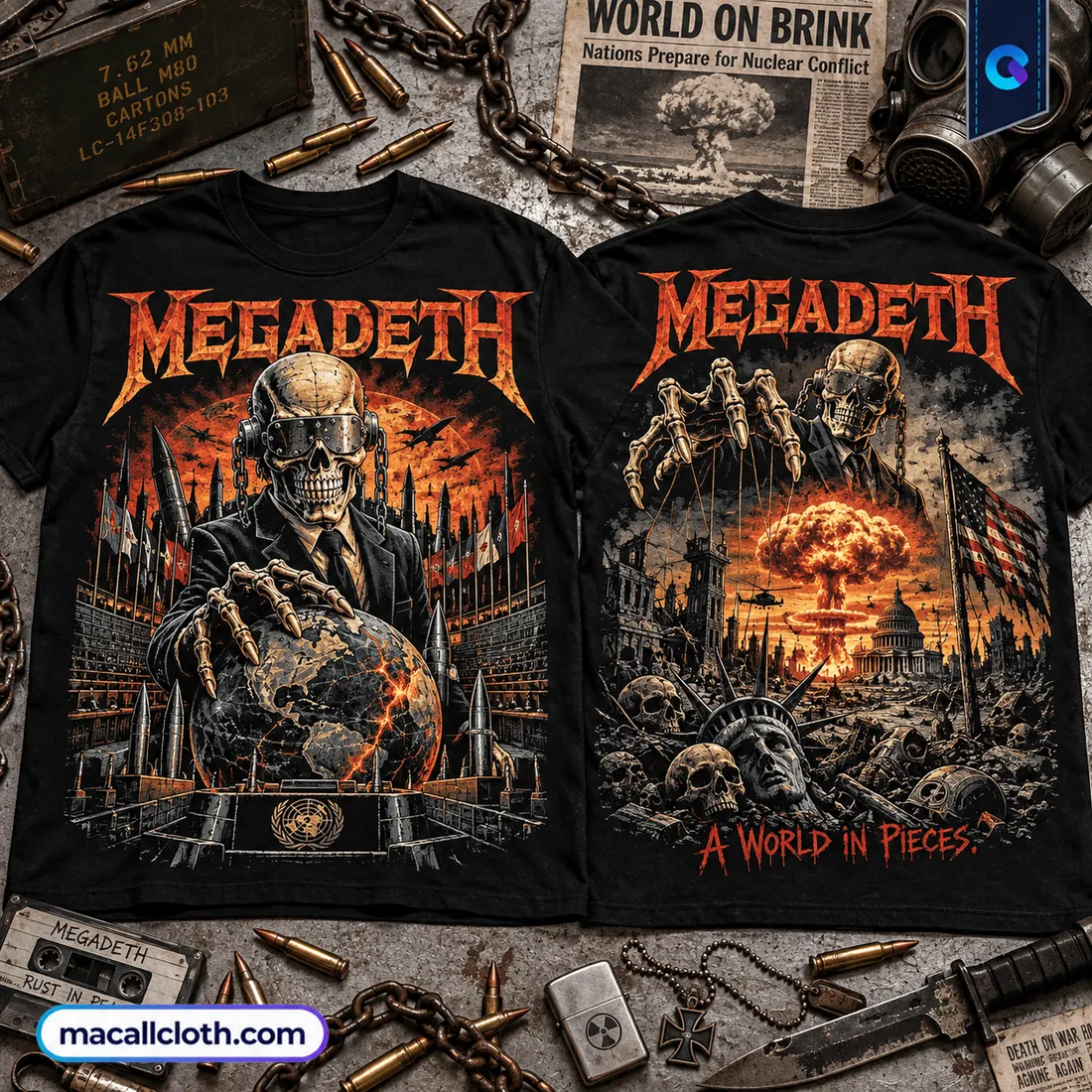 Megadeth Nuclear Apocalypse Shirt Megadeth Nuclear Apocalypse Shirt