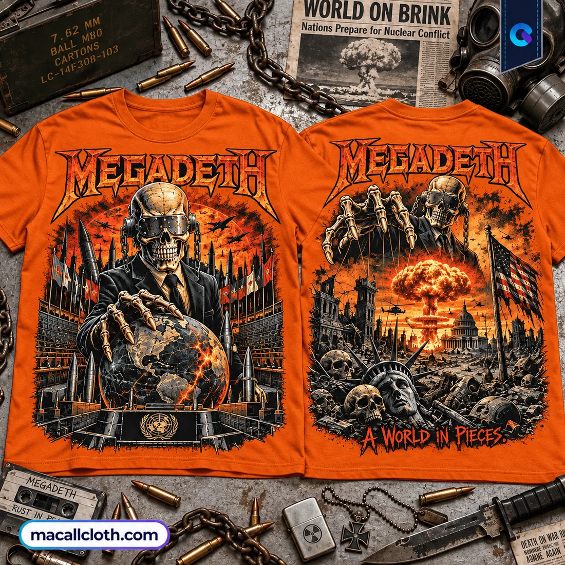 Megadeth Nuclear Apocalypse Shirt Megadeth Nuclear Apocalypse Shirt