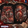 Haunted Christmas Doll Gothic Orange Shirt