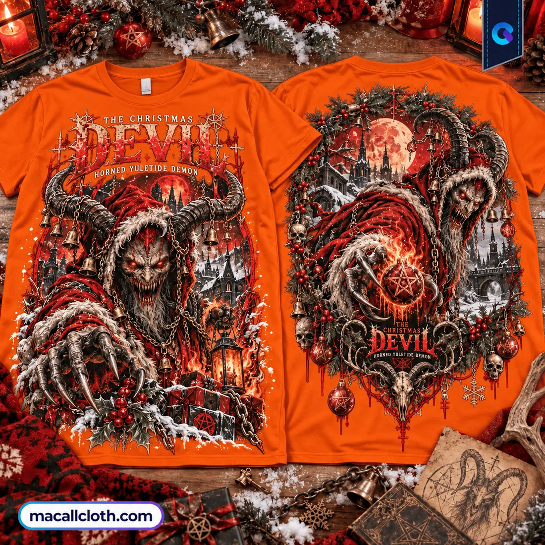Christmas Devil Horned Yuletide Demon Shirt Christmas Devil Horned Yuletide Demon Shirt