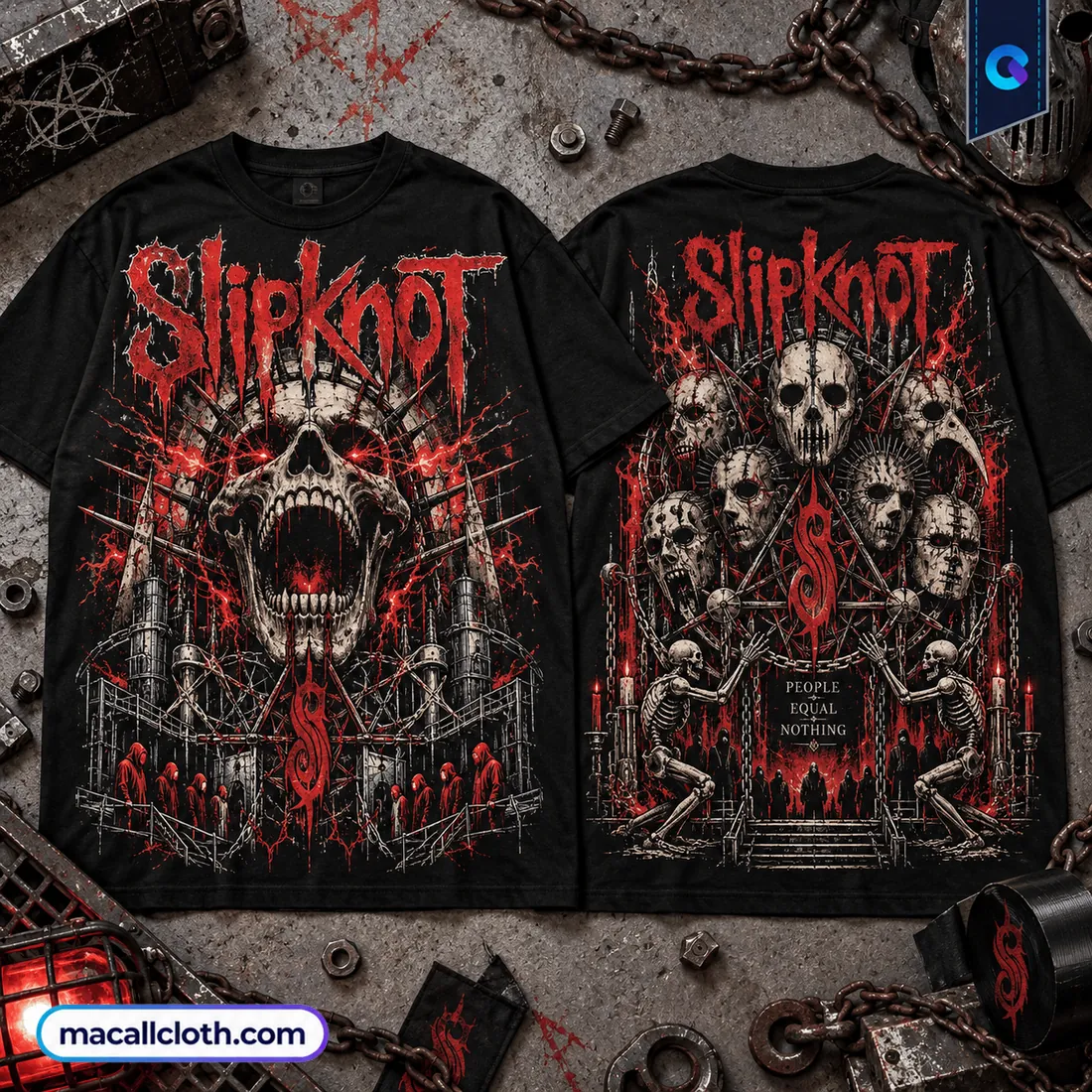 Slipknot Orange Skeleton Shirt Slipknot Orange Skeleton Shirt