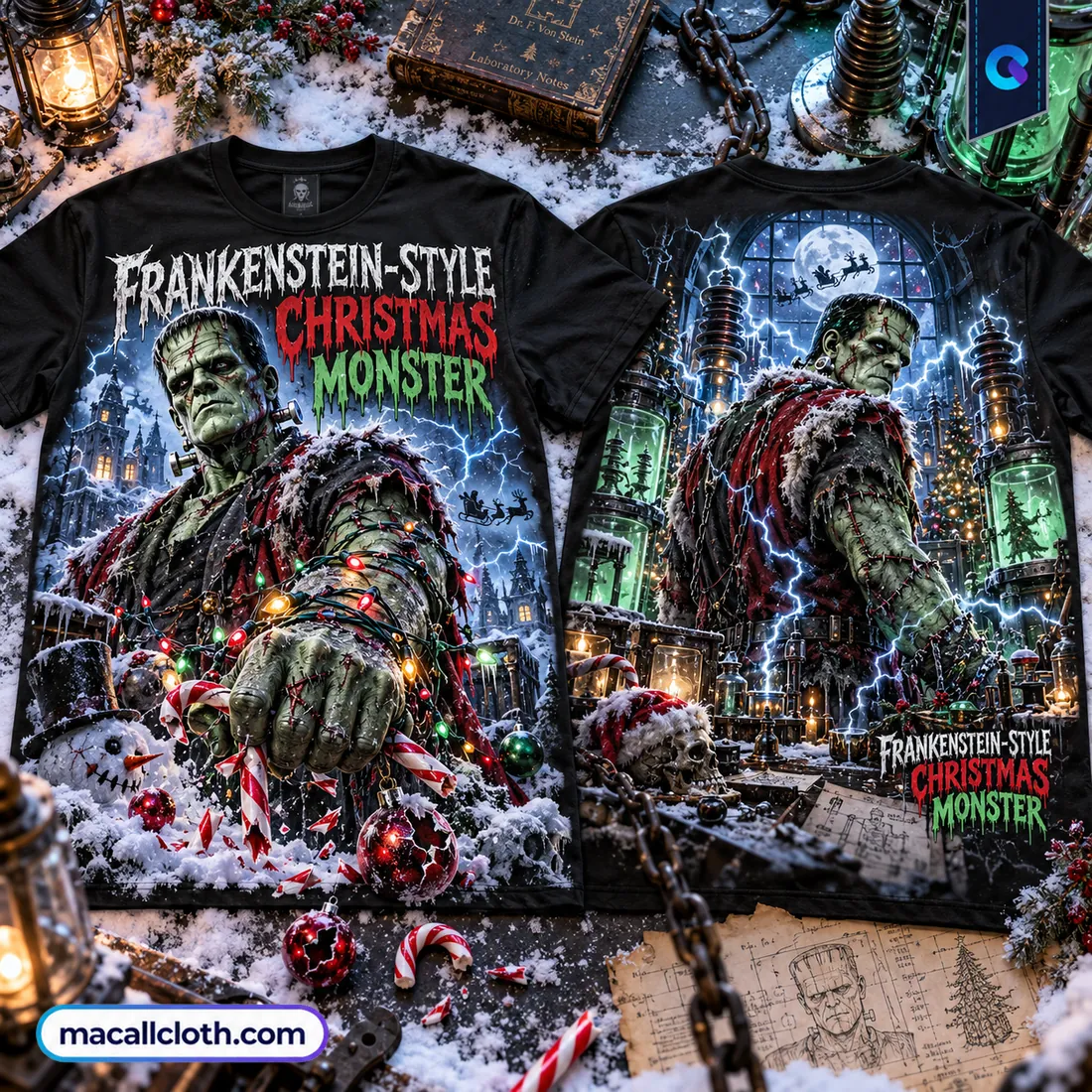 Frankenstein Christmas Monster Shirt Frankenstein Christmas Monster Shirt