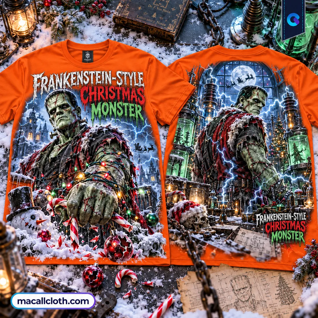 Frankenstein Christmas Monster Shirt Frankenstein Christmas Monster Shirt