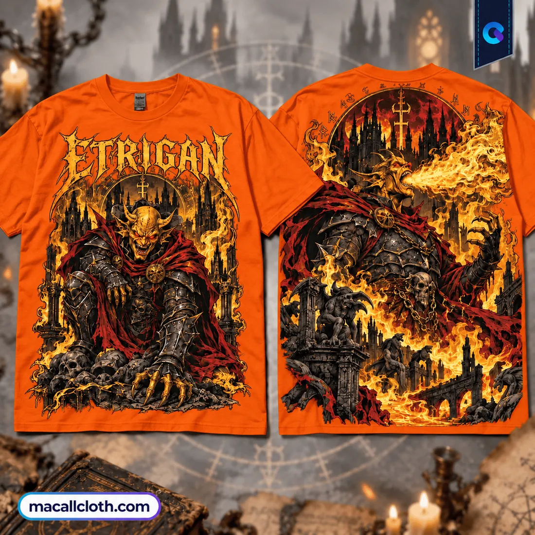 Etrigan The Demon Fire Shirt Etrigan The Demon Fire Shirt