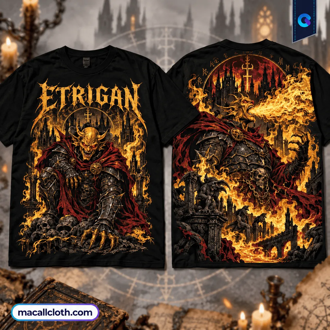 Etrigan The Demon Fire Shirt Etrigan The Demon Fire Shirt