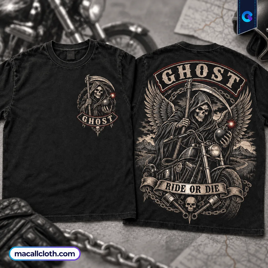 Ghost Ride or Die Biker Grim Reaper Shirt Ghost Ride or Die Biker Grim Reaper Shirt