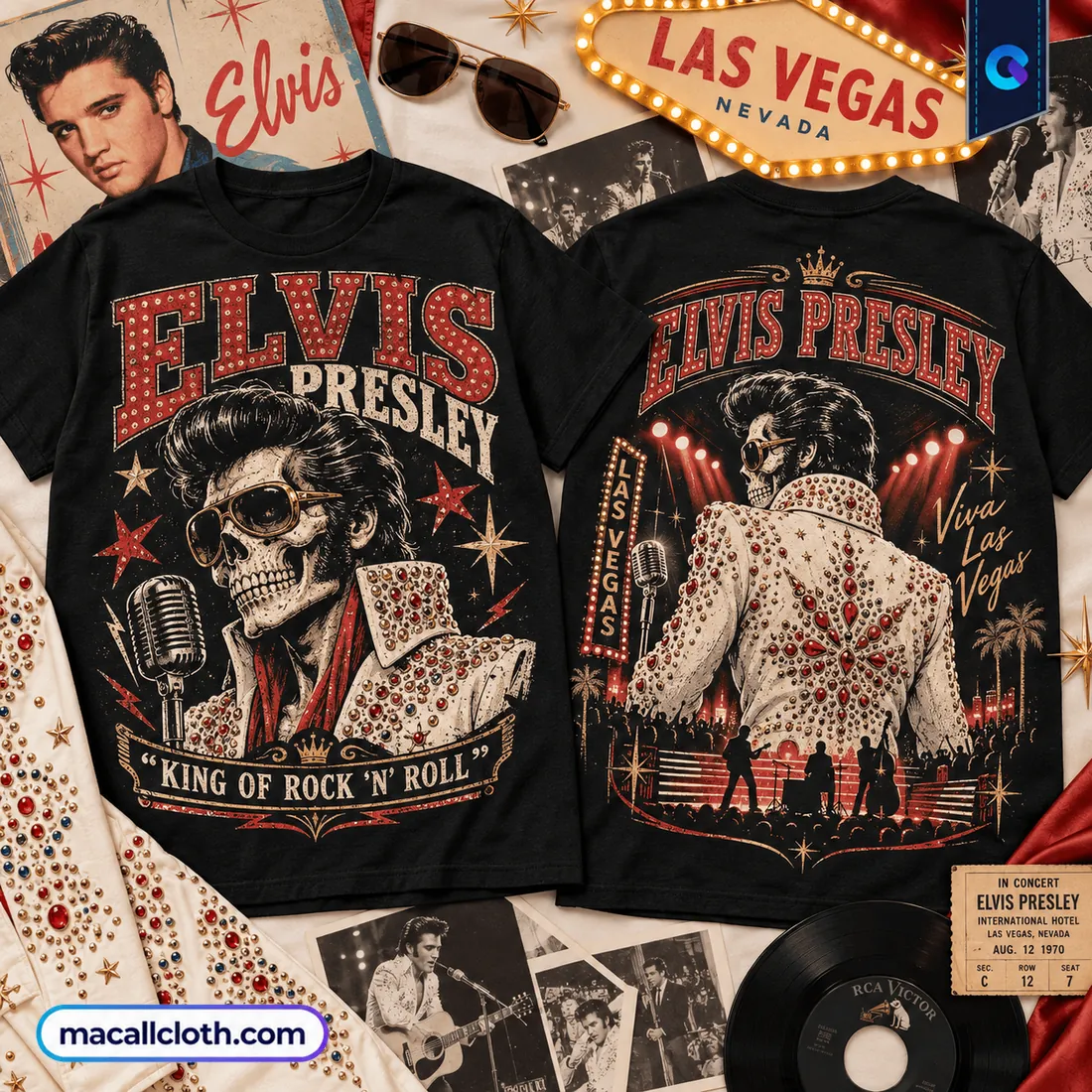 Elvis Presley King of Rock N Roll Shirt Elvis Presley King of Rock N Roll Shirt