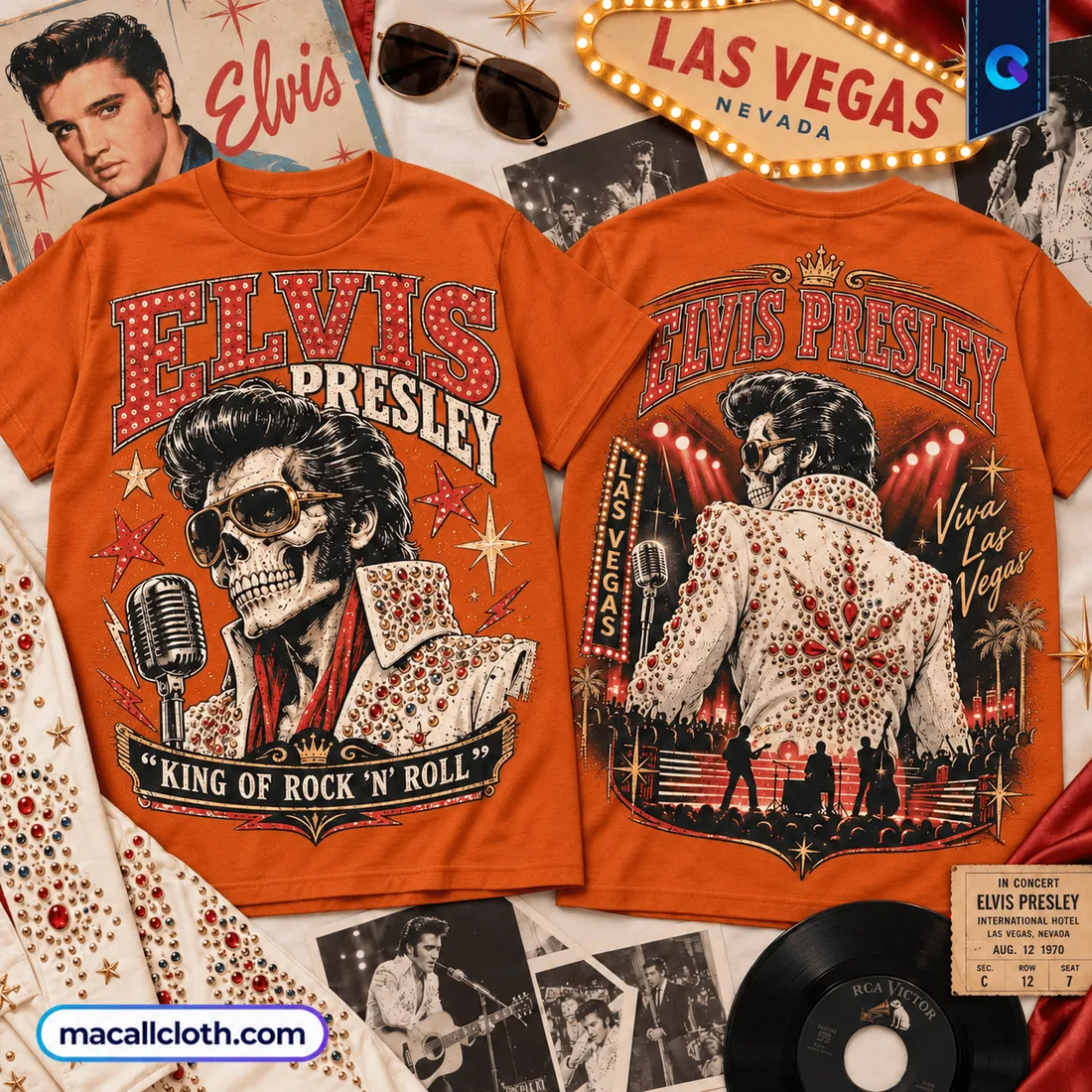 Elvis Presley King of Rock N Roll Shirt Elvis Presley King of Rock N Roll Shirt