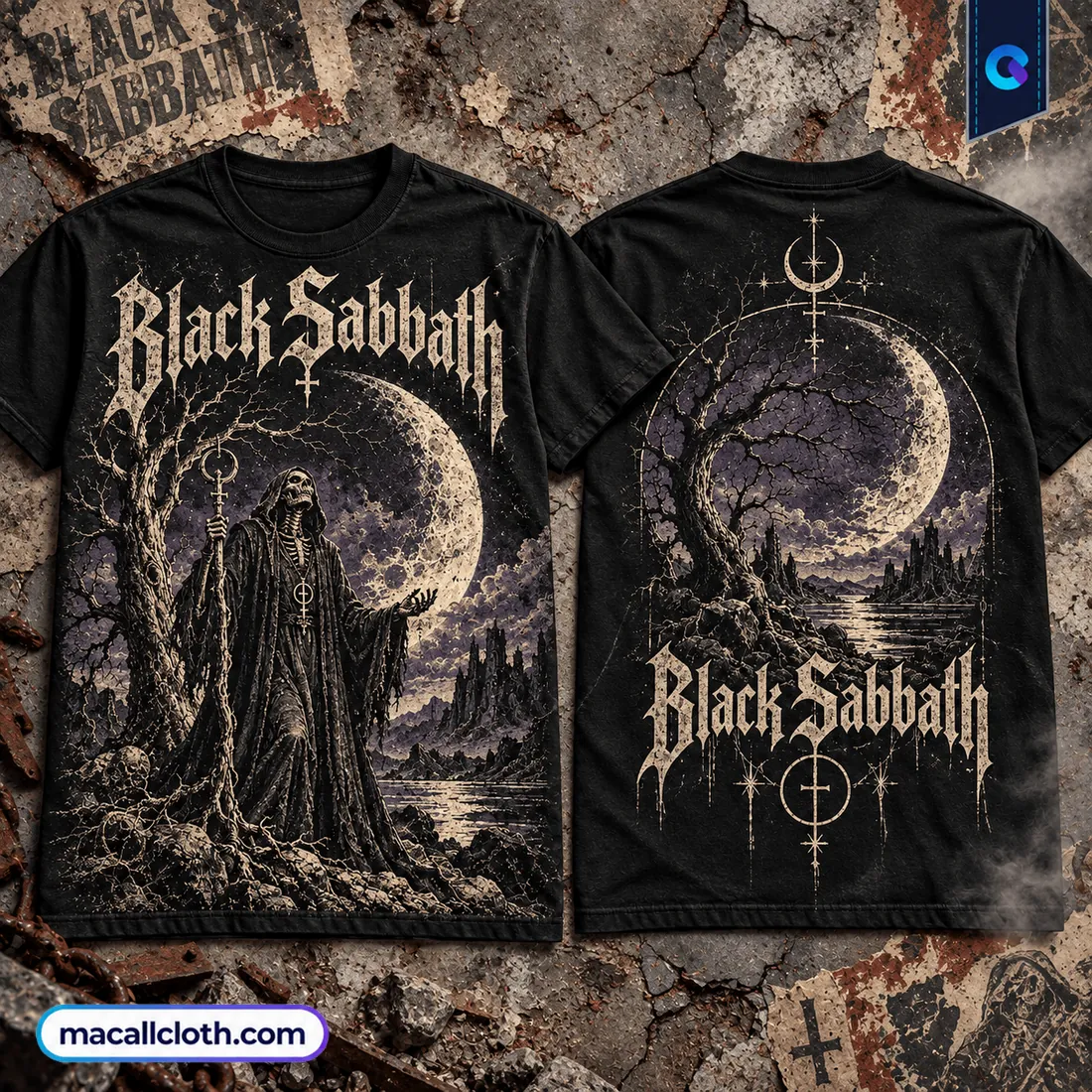 Black Sabbath Dark Moon Shirt Black Sabbath Dark Moon Shirt