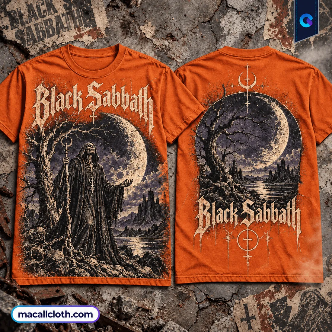 Black Sabbath Dark Moon Shirt Black Sabbath Dark Moon Shirt