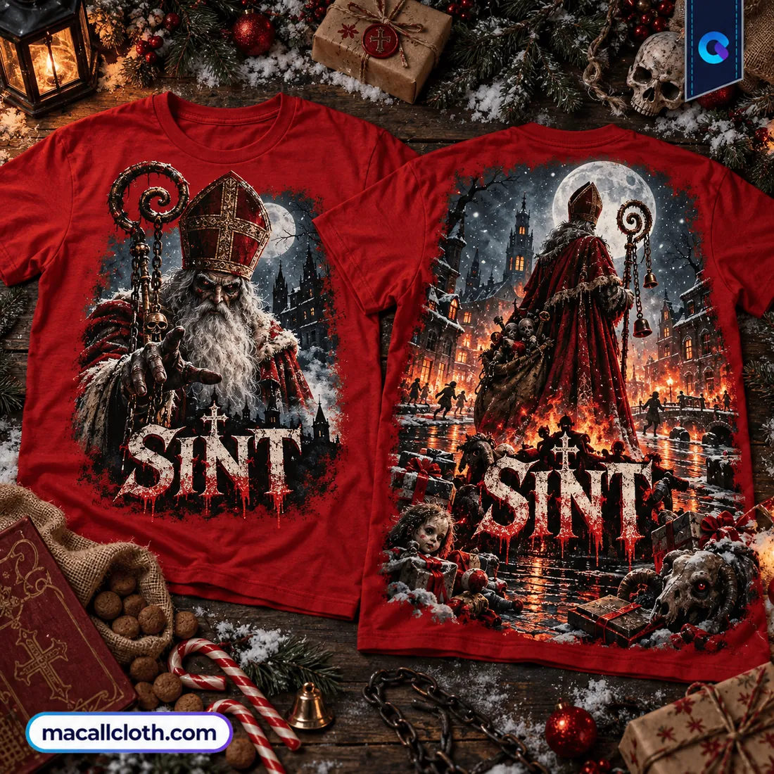 Slasher Saint Christmas Horror Shirt Slasher Saint Christmas Horror Shirt