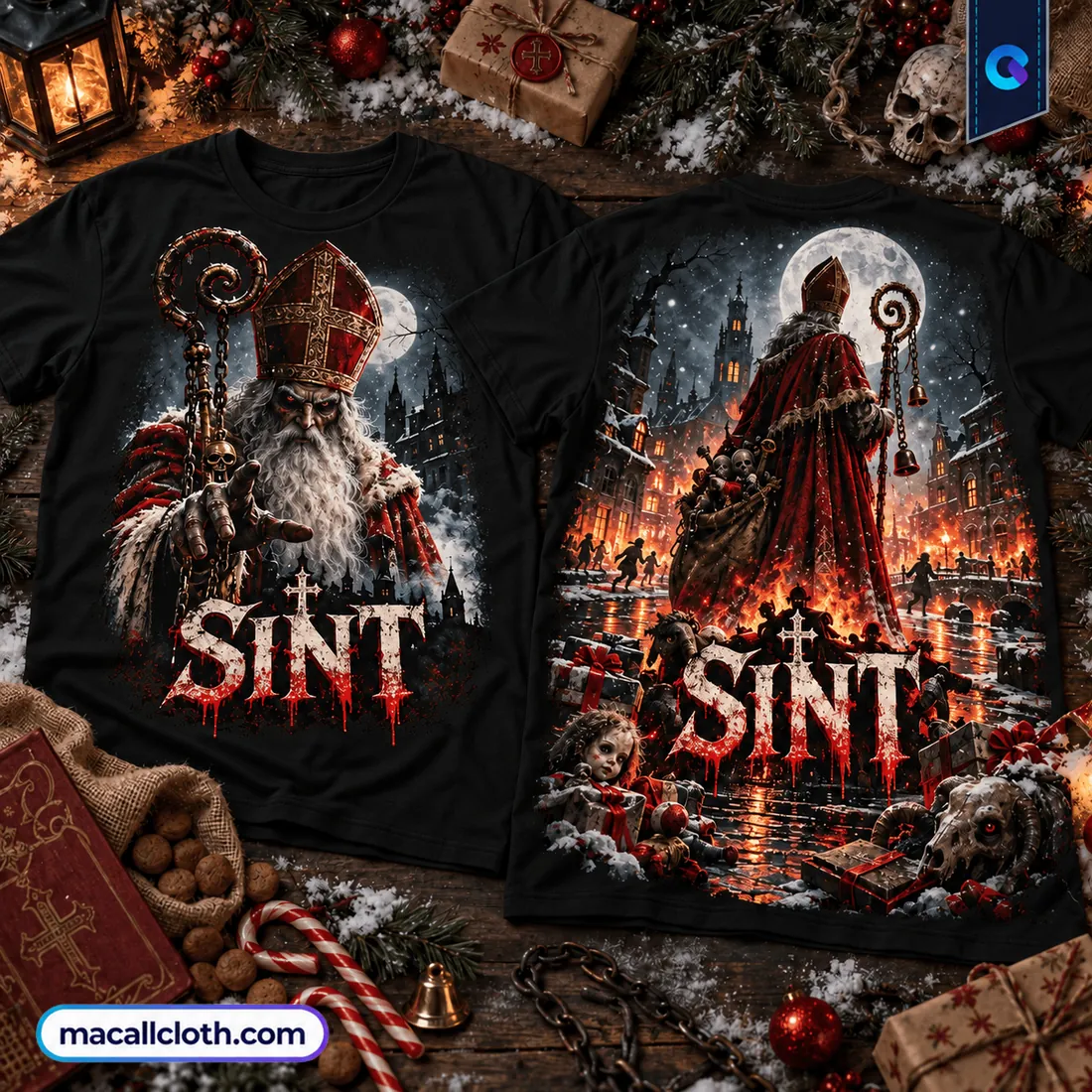 Slasher Saint Christmas Horror Shirt Slasher Saint Christmas Horror Shirt