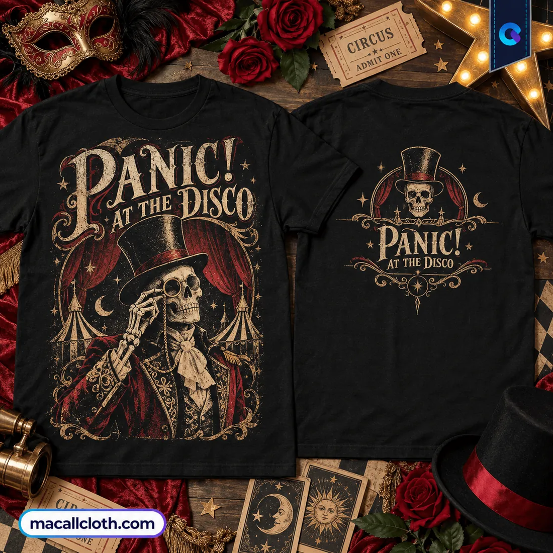 Panic! At The Disco Midnight Circus Shirt Panic! At The Disco Midnight Circus Shirt