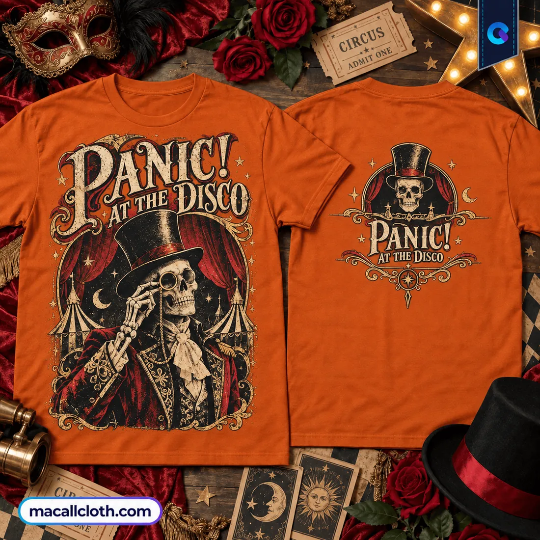 Panic! At The Disco Midnight Circus Shirt Panic! At The Disco Midnight Circus Shirt