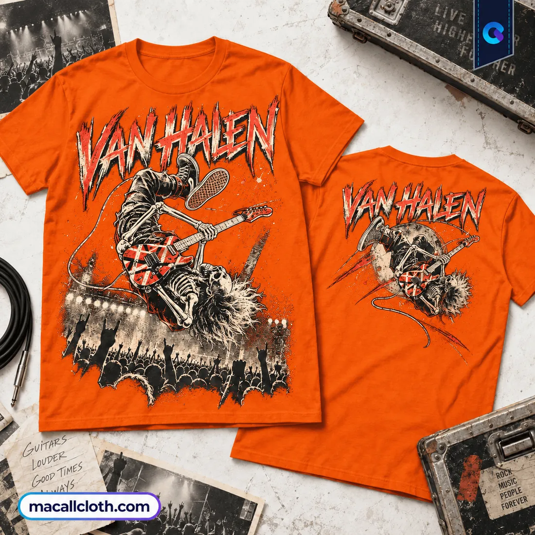Van Halen Skull Black Shirt Van Halen Skull Black Shirt