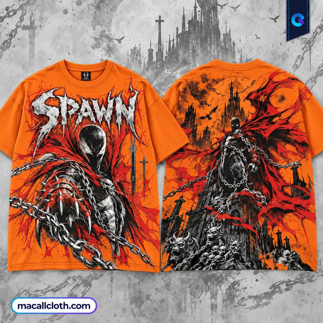Spawn Hellborn Dark Warrior Shirt Spawn Hellborn Dark Warrior Shirt