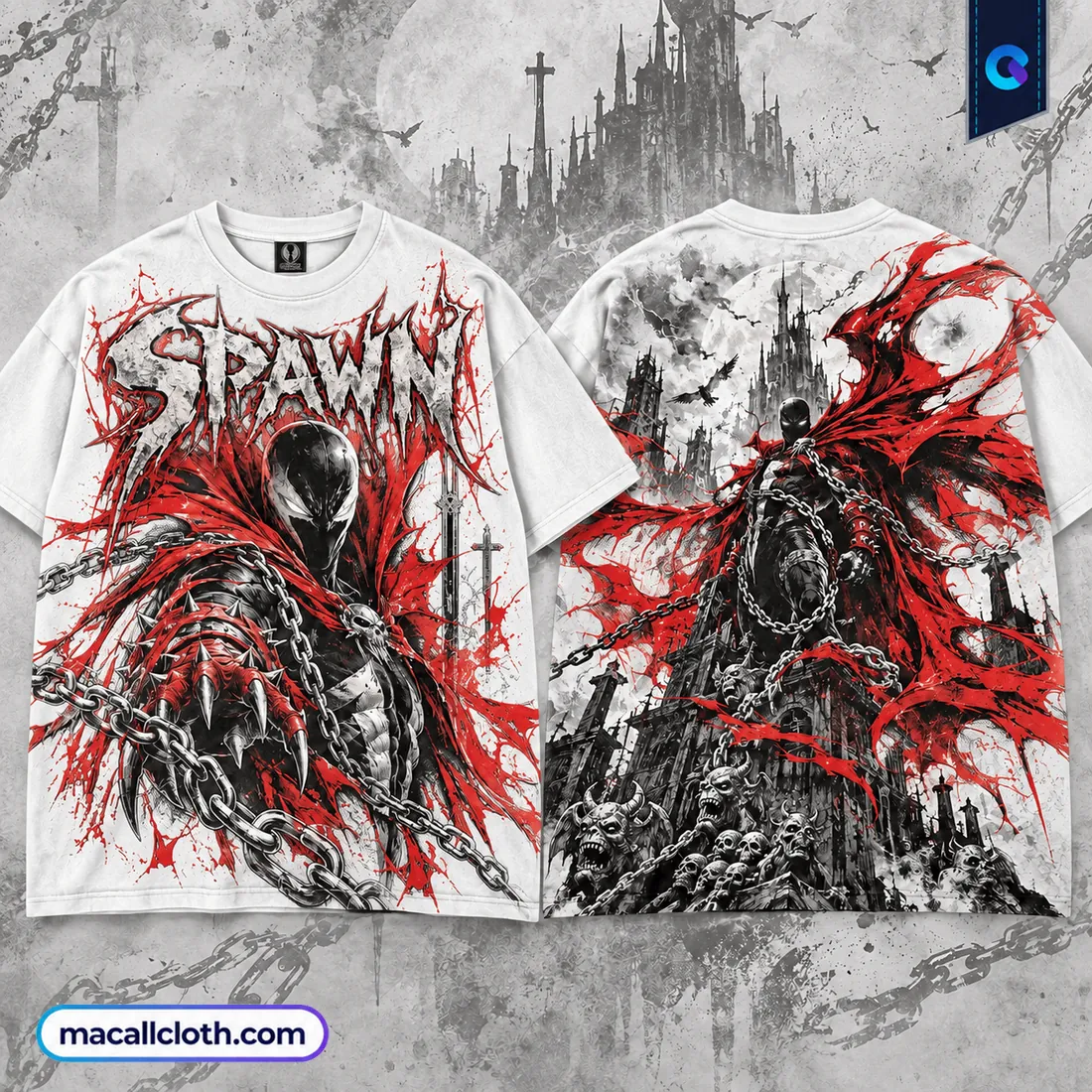 Spawn Hellborn Dark Warrior Shirt Spawn Hellborn Dark Warrior Shirt