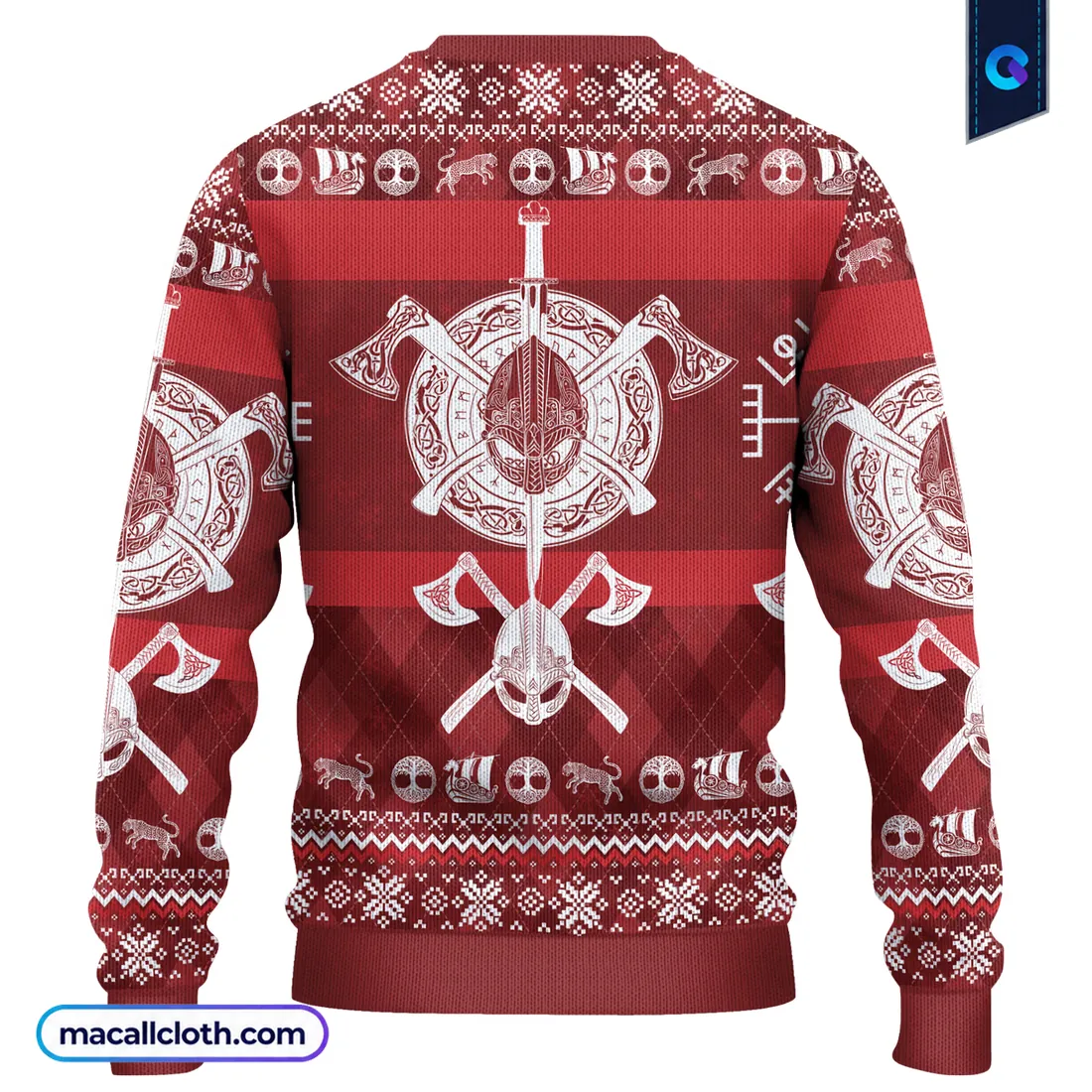 Viking Beer Ugly Christmas Sweater Viking Beer Ugly Christmas Sweater