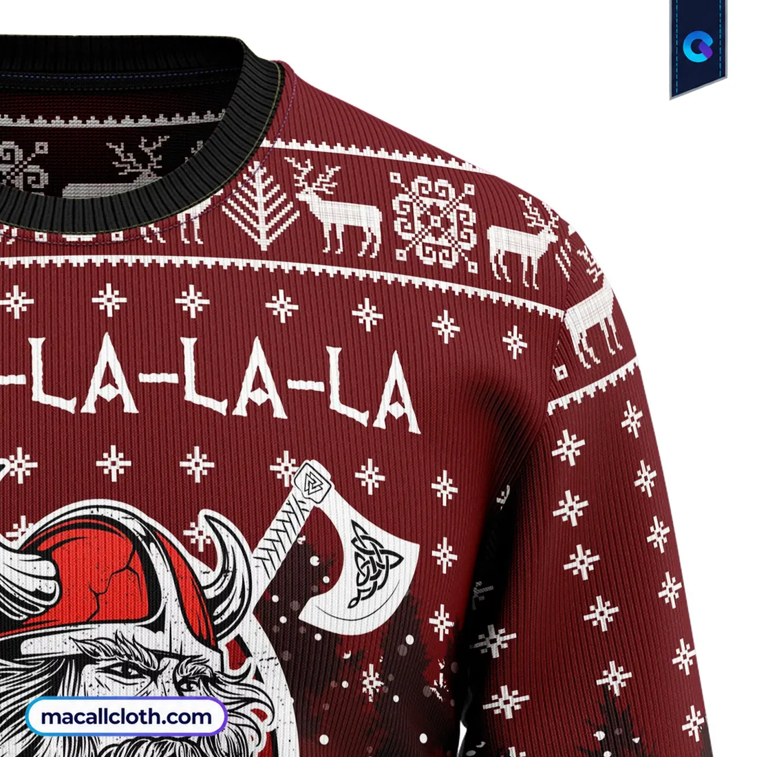 Vikings Fa La La La Ugly Christmas Sweater Vikings Fa La La La Ugly Christmas Sweater
