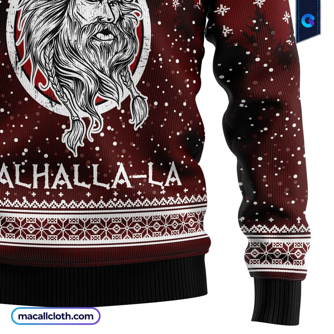 Vikings Fa La La La Ugly Christmas Sweater Vikings Fa La La La Ugly Christmas Sweater