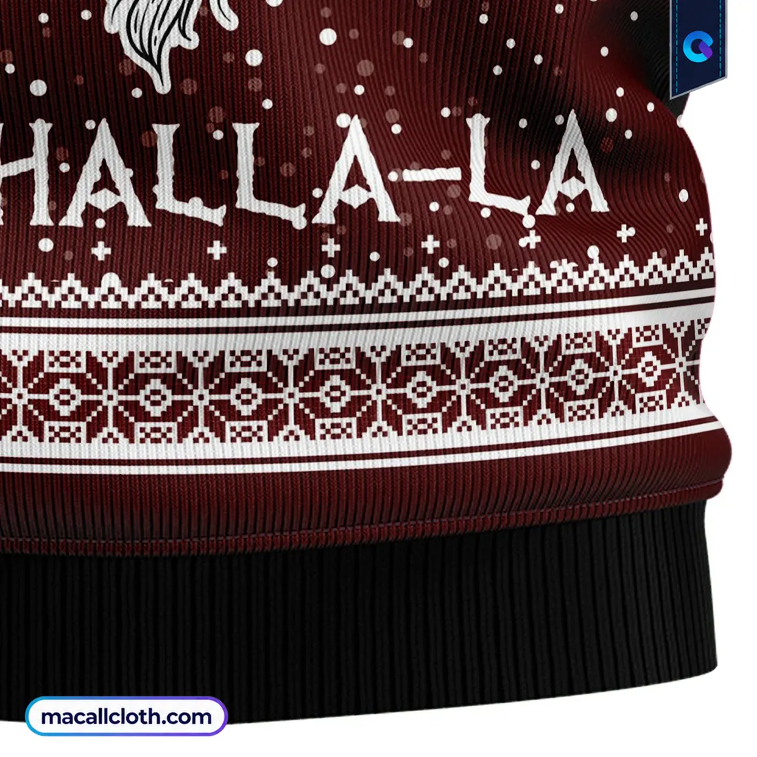 Vikings Fa La La La Ugly Christmas Sweater Vikings Fa La La La Ugly Christmas Sweater